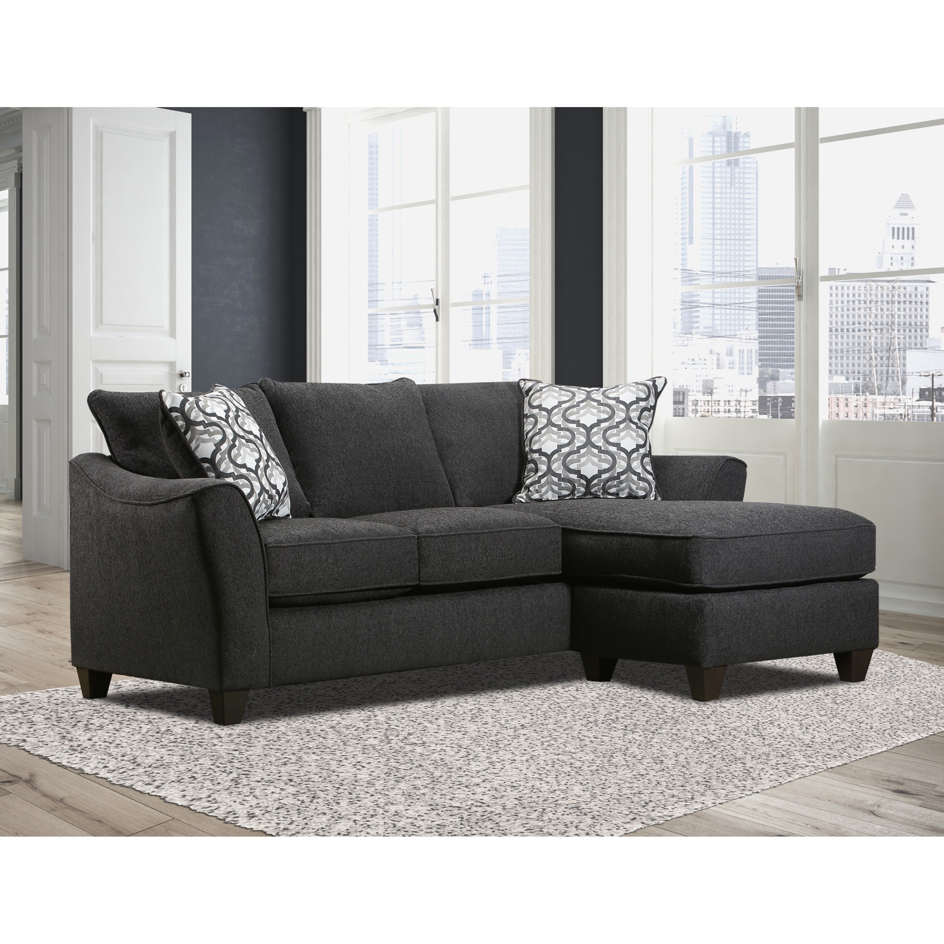 Albany slate sofa store chaise